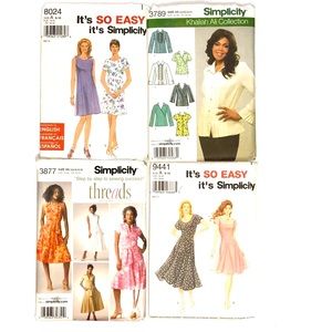 XS-M Sewing Pattern Bundle of 4